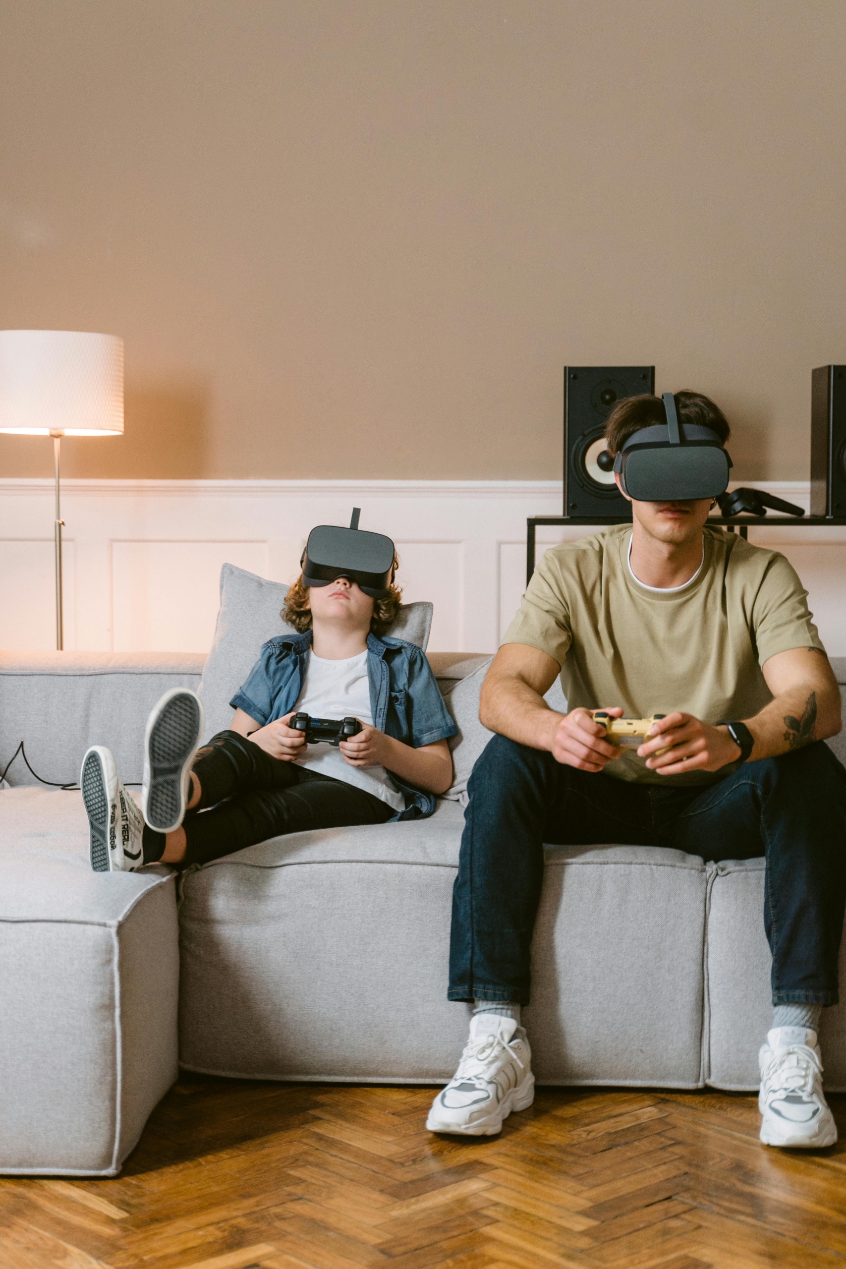 playing video games